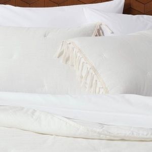 Opalhouse STANDARD Macrame Tassel Pillow Sham